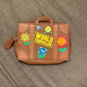 Disney Parks It’s A Small World World Traveler Suitcase clutch